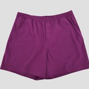 VRST All In Unlined Athletic Short Black Cherry Quick Dry Stretch Pockets Men XL